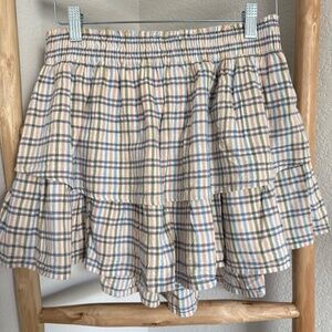 Aerie Plaid Mini Skirt NWT Size Medium